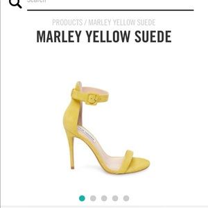 Steve Madden yellow heels